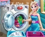 Игра День Прачечной Ледяной Королевы | Ice Queen Laundry Day