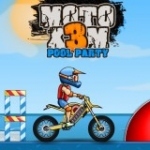 Игра Moto X3M: Вечеринка у Бассейна | Moto X3M: Pool Party