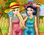 Игра Принцессы, Работающие В Саду | Princesses Working In The Garden