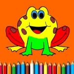 Картинка BTS Funny Frog Coloring Book