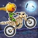 Постер игры Мото Экстрим: Жуткая Земля | Moto X3M Spooky Land