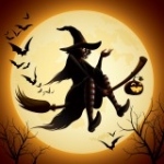 Игра Хэллоуин: Летающая Ведьма