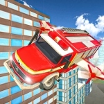 Игра Симулятор Вождения Летающей Пожарной Машины