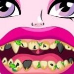 Постер игры Дракула Плохие Зубы | Draculaura Bad Teeth