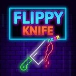 Постер игры Флиппи Неоновый Нож