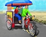 Игра Общественный Трёхколёсный Велосипед За Рулём Рикши