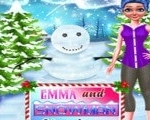Игра Эмма И Снеговик Рождество