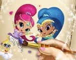 Игра Книжка - Раскраска Shimmer And Shine