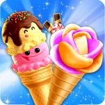Игра Летняя Роза: Мороженое в Конусе