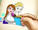 Игра Раскраска Ледяное Королевство | Ice Kingdom Coloring Book