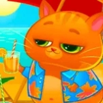 Игра Котенок Бубу: Пляж