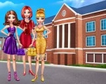 Игра Новое платье для девочек из колледжа