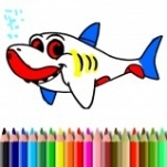 Игра Книжка-Раскраска С Акулами