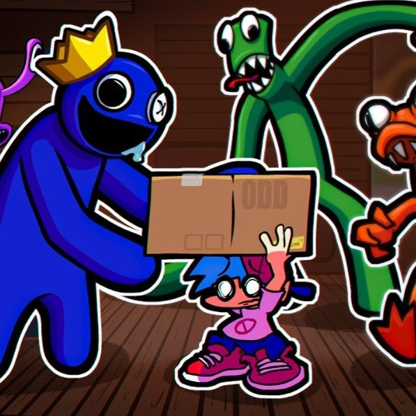 Игра ФНФ: Радужные Друзья Поют Четырехсторонний Разлом - Играть Онлайн ...